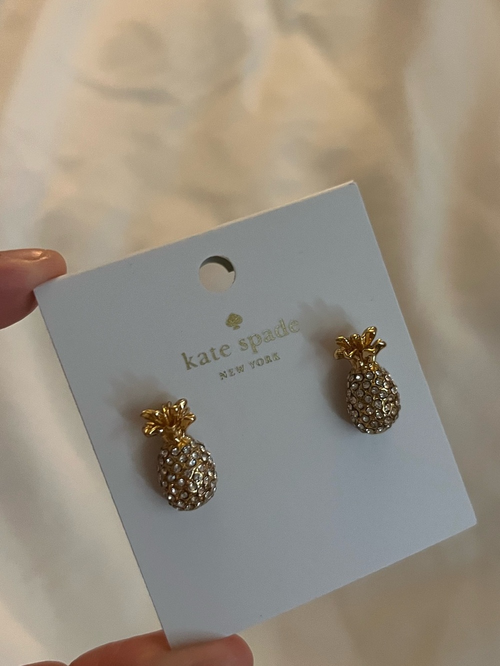 kate spade pineapple earrings